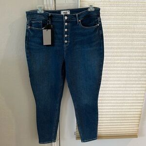 Paige Denim Cheeky Ultra High Rise Skinny Jeans 34 NWT